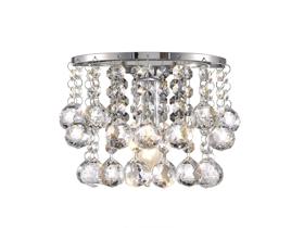 Acton Crystal Wall Lights Deco Flush Wall Lights Acton Crystal Wall Lights Deco Flush Wall Lights